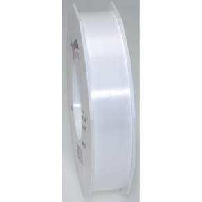 Ringelband Polyspleissband, 25 mm x 91 m, weiß