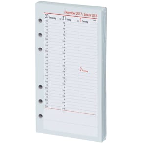 Kalendarium BSB Ersatzkalendarium A6, 1W/2S, vertikal, 2026