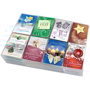 Weihnachtsanhänger Noname, 4 Stück, sortiert