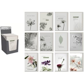 Trauerkarten-Set, sortiert