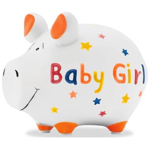 Spardose KCG Baby Girl, Schwein, klein