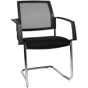 Besucherstuhl Topstar BTOB 20NET, Freischwinger, schwarz