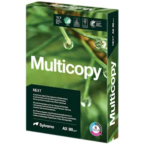 Kopieringspapper Multicopy Next A3 80g, ohålat, 500/fp