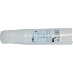 Plastglas återanvändbara 30cl 25/fp