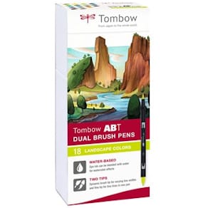 Tombow ABT Dual Brush 18P-6 Landscape carton (18)