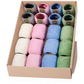 Geschenkband GOLDINA Go Green Pastell, sortiert, 10 mm x 12 m