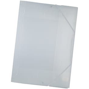 Gummizugmappe Folia, A3, transparent weiß