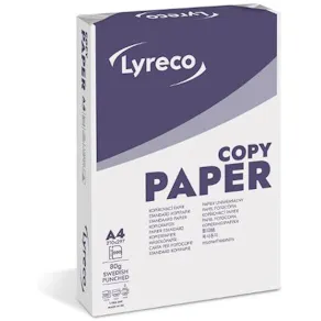 Kopieringspapper LYRECO Copy A4 80g h 500/fp