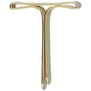 Musterklammern ALCO No. 13, Flachkopf, 19 mm, vermessingt, 1000er