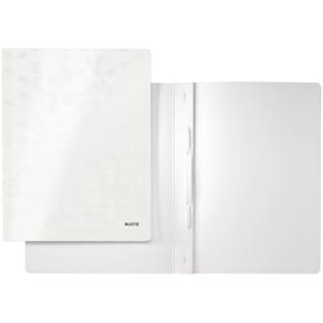 Schnellhefter Leitz WOW, perlweiß, A4