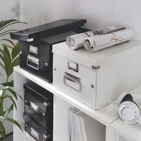 Förvaringslåda Medium Click & Store WOW Svart