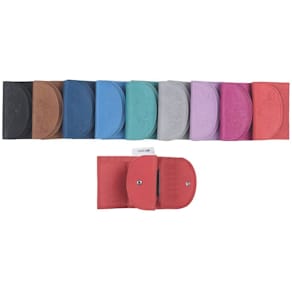 Minibörse HJP Hibiskus, Leder, sortiert