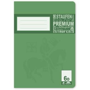 Schulheft Staufen Premium Academy, A5, 32 Blatt, Lin. 6, blanko