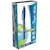 Bläckkulpenna PAPERMATE Flexgrip Clic Medium Blå, 1.0mm, 12st