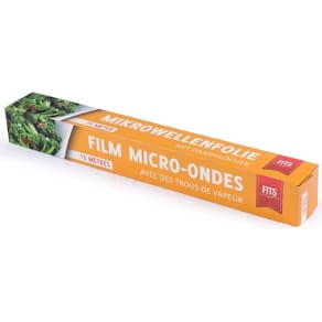 Madfilm 12 µm perforeret 300 mm x 300 m, LD-PE, mikroovn, 1 rulle