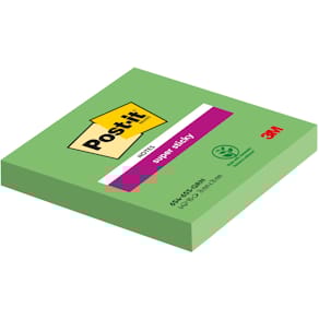 Haftnotizblock Post-it Super Sticky XL-Notes, immergrün, 76 x 76