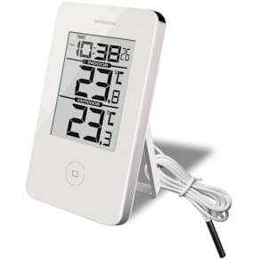 Termometer TF inne/ute digital + klocka