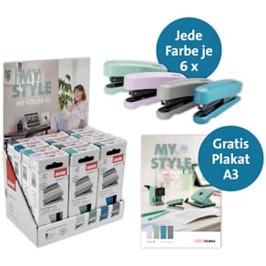 Heftmaschine Novus B10 Pro Color, sortiert