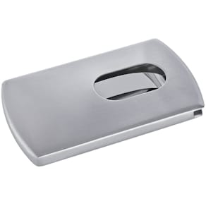 Visitenkarten-Etui Sigel Snap, silber, 101 x 60 mm