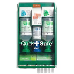 Førstehjælpsstation Plum, inkl. øjenskyl og plastre, polyacryl