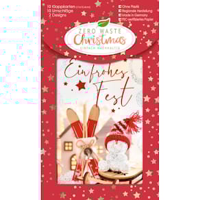 Grußkarte Noname Weihnachten, 10 Stück, sortiert