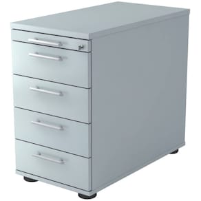 Standcontainer HAMMERBACHER Solid SC50 RE, grau