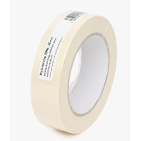 Kreppband WIHE-lux, 38 mm x 50 m, chamois