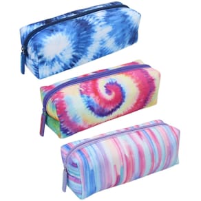 Schlamperrolle DONAU, Batik, 1 Zipp, sortiert, 21x7,5x7cm