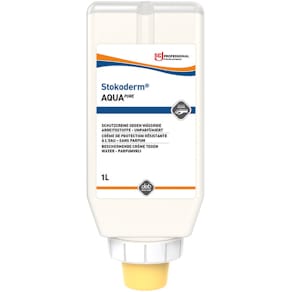 Hautschutzcreme Stokoderm AQUA PURE, 1L Softflasche