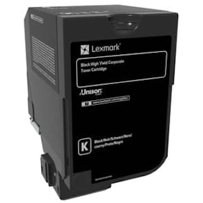 Lasertoner Lexmark Corporate, HY, schwarz