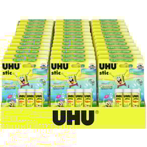 Klebestift UHU stic, 3 x 8,2 g, BTS 2026, gelb