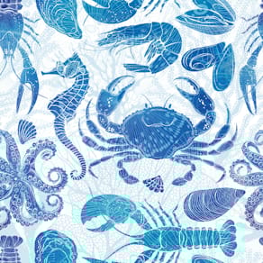 Motivserviette PAPER+DESIGN, 33 x 33 cm, maritim