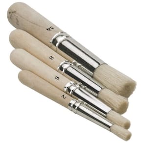 Schablonpenselset 4/fp