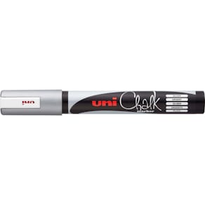 Kreidemarker Uni-Ball Uni Chalk PWE-5M, silber