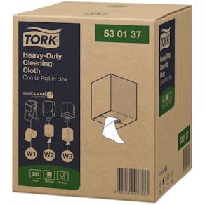 Rengöringsduk TORK W4 Kraftig vit 280/fp