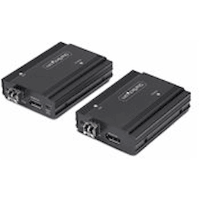 StarTech.com DisplayPort KVM Console Extender Over Fiber Optic,