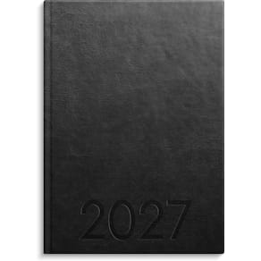 Burde Kalender Weekly A5 2027 konstl inb svart