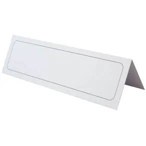Bordsskylt DURABLE 61x210mm vit 100/fp