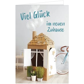 Grußkarte HANRA Neues Heim, 11,5 x 17 cm, mit Umschlag