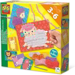Bastelset SES Creative Flauschige Tiere sticken
