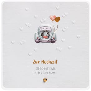 Glückwunschkarte PERLEBERG Finest Collektion, Hochzeit, 15 x 15  