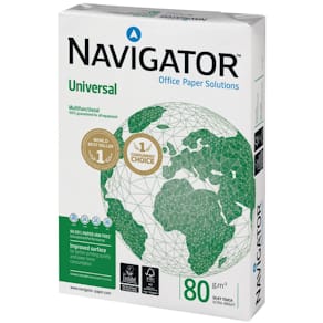 Kopierpapier Navigator 8247B80B, A3, 80 g/m², 500 Blatt, weiß