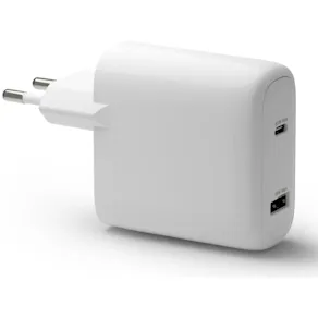 Re-charge - Wall Charger GaN - USB-C 65W+18W EU, White