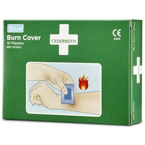 Verbrennungspflaster Cederroth BurnCover, blau, 10 Stück