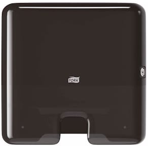 Papirhåndklædedispenser Tork H2 Mini, sort