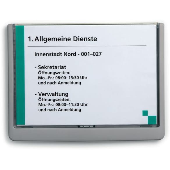 Skiltholder DURABLE A5 klikk