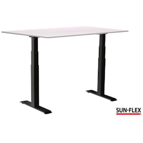 Bord SUN-FLEX VI höj/sänk 160x80 sva/vit