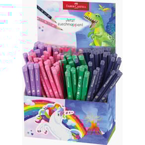 Thekendisplay Faber-Castell Bleistifte, Einhorn & Dino, 120 St.