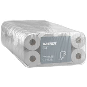 Toilettenpapier Katrin Plus 250, 3-lagig, weiß, 72 Rollen
