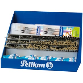 Pinsel-Set Pelikan Sorte 23+613F mit Deckweiß, 118-teilig